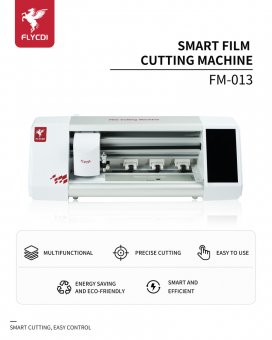 Aparat pentru decupat folii hydrogel Flycdi FM-013 13 inch