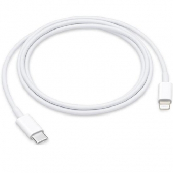 Cablu de date iPhone MX0K2ZM/A USB C la Lightning alb bulk