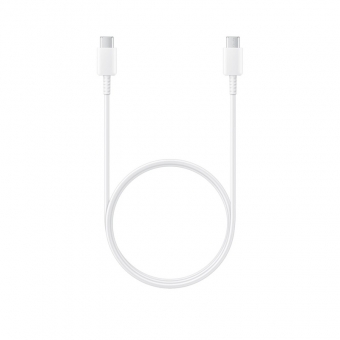 Cablu de date Samsung EP-DG980 USB C la USB C 3A 1m alb bulk
