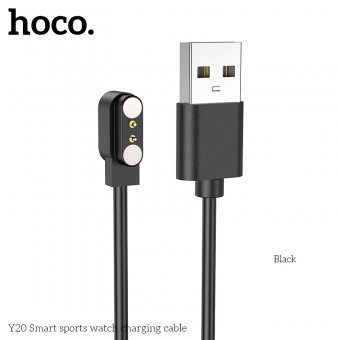 Cablu incarcare smartwatch Hoco Y20 negru