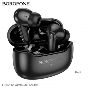 Casca bluetooth Borofone FQ1 Shine TWS negru