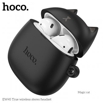 Casca bluetooth Hoco EW45 True wireless TWS magic cat