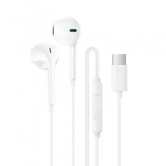 Hands free Type- C Borofone BM100 (DAC) cu microfon alb 