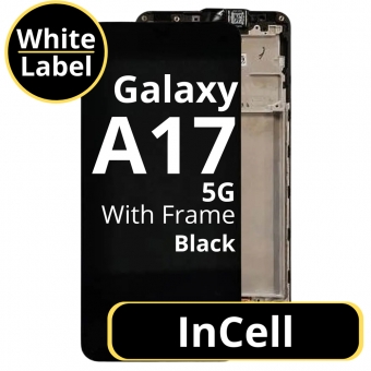 Display compatibil cu Galaxy A17 5G incell cu rama negru White Box