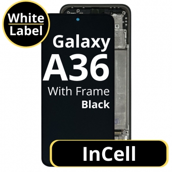 Display compatibil cu Galaxy A36 incell cu rama negru White Box