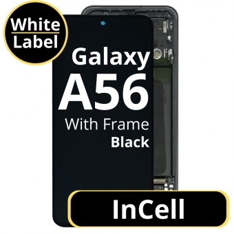 Display compatibil cu Galaxy A56 incell cu rama negru White Box