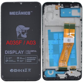 Display compatibil cu Samsung A035F / A03 cu rama Mecanico ASS / OR