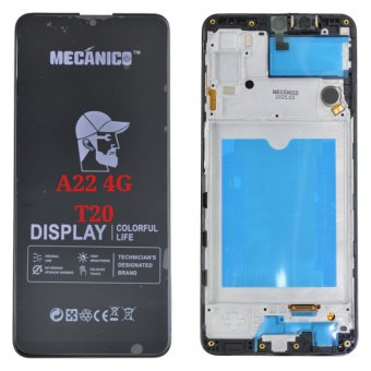 Display compatibil cu Samsung A225 / A22 4G cu rama si piese T20