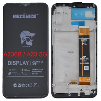 Display compatibil cu Samsung A236B / A23 5G cu rama Mecanico ASS / OR