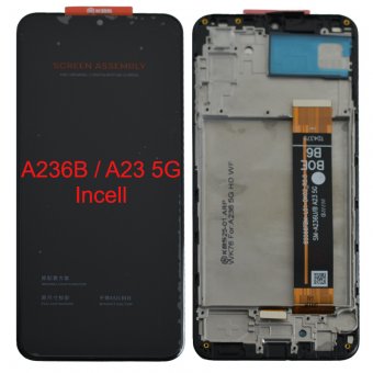 Display compatibil cu Samsung A236B / A23 5G Incell HD cu rama KBS