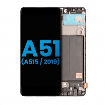 Display compatibil cu Samsung A515 / A51 4G cu rama Incell AM (fara senzor de amprenta)