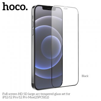 Folie de sticla Hoco. G12 HD 5D Apple Iphone 12 Pro Max (6.7)