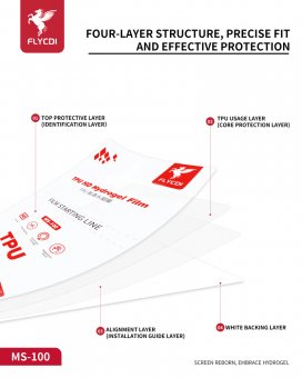 Folie Hydrogel Flycdi MS-100 Tablet TPU (300X200 cm)