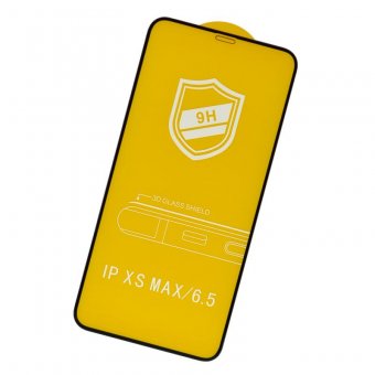 Folie protectie full glue 3D 9H fara ambalaj Apple Iphone XS MAX / 11 Pro Max (6.5) negru