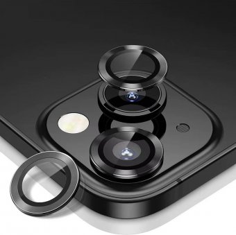 Folie protectie Metal Camera Apple Iphone 11 Pro / 11 Pro Max / 12 Pro black 