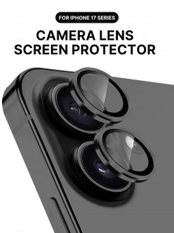Folie protectie Metal Camera Apple Iphone 17  Black 