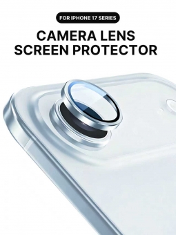 Folie protectie Metal Camera Apple Iphone 17 Air Sky Blue 