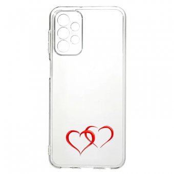 Husa 1.5 mm Clear Printed TPU Apple Iphone 15 Pro Max (6.7) Hearts