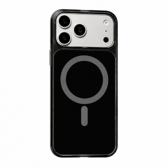 Husa Acryl Color Ring Apple Iphone 16  Black 