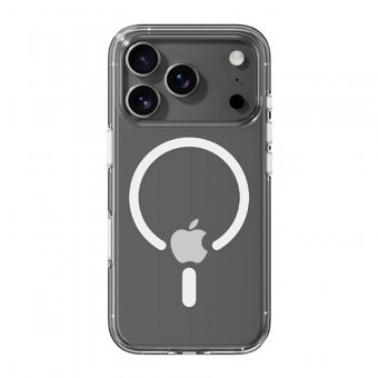 Husa magnetica Rock Crystal Shield pentru Iphone 17 Pro Max transparent