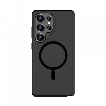Husa magnetica Rock Guard Touch Matte pentru Samsung Galaxy S25 Ultra neagra