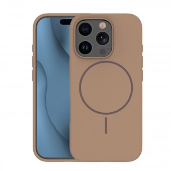 Husa Silicone Thin Mag  pentru Iphone 17 Pro 6.3 maro