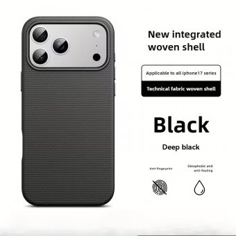 Husa Tech Woven Apple Iphone 16 Pro (6.3) Midnight Black 