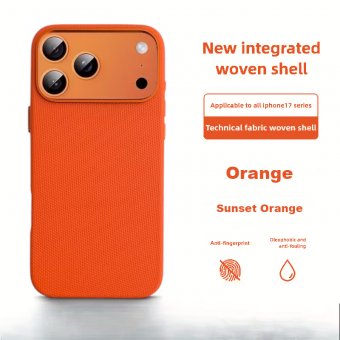 Husa Tech Woven Apple Iphone 17 Pro Max Sunset Orange