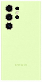 Husa telefon Samsung Silicone Cover pentru Galaxy S24 Ultra Lime