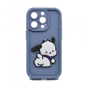 Husa TPU 3D Doll Apple Iphone 14 Pro (6.1) Grey 