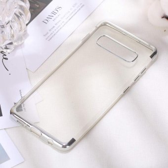 Husa TPU electroplacata Samsung Galaxy Note 10 argintiu