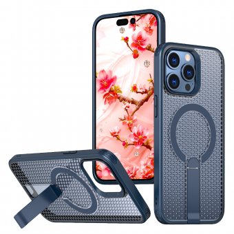 Husa TPU+PC 3D Net Samsung Galaxy S25 / S24 Navy Blue 