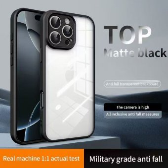 Husa TPU+PC Bumper Apple Iphone 12 Pro Max (6.7) negru 