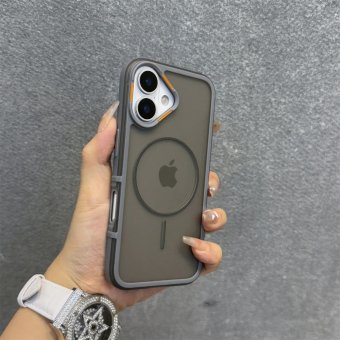 Husa TPU+PC Glitch Samsung Galaxy S24 Ultra gri 