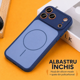 Husa TPU+PC Soft Color (fara Magsafe) Xiaomi Redmi A7 Pro 4G Blue 