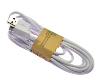 Cablu de date MicroUSB 3m alb (fara ambalaj)