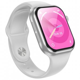 Smartwatch Borofone BD12 cu apelare argintiu