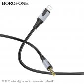 Adaptor audio digital lightning la 3.5mm Borofone BL19 Creator negru