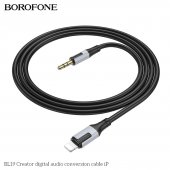 Adaptor audio digital lightning la 3.5mm Borofone BL19 Creator negru