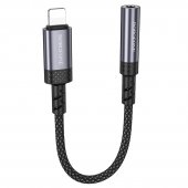 Adaptor audio digital lightning la 3.5mm Borofone BV24 Graceful metal grey