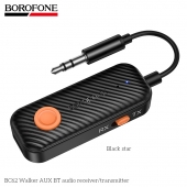 Adaptor AUX cu bluetooth Borofone BC62 Walker negru