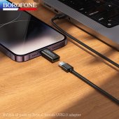 Adaptor lightning male la Type-C female Borofone BV26A negru