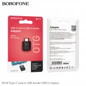 Adaptor USB 3.0 la Type-c Borofone BV18 negru