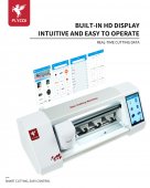 Aparat pentru decupat folii hydrogel Flycdi FM-013 13 inch