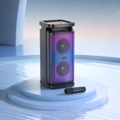 Boxa portabila Borofone BP25 cu microfon negru