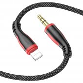 Cablu conversie audio digital lightning la AUX Borofone BL14 negru