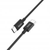 Cablu de date Hoco X23 Type-c la Type-C negru