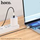 Cablu de date Hoco X82 Silicone PD lightning negru