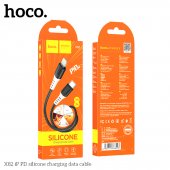 Cablu de date Hoco X82 Silicone PD lightning negru
