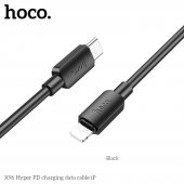 Cablu de date Hoco X96 Hyper Type-C la Lightning 1m negru